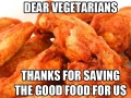 Dear Vegetarians..