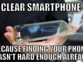 Clear smartphone