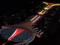 Beijing airport at night