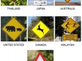 Different road signs