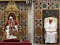 Differences between popes