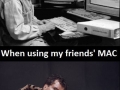 I just can't use MAC