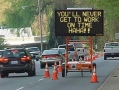 Late To Work Sign