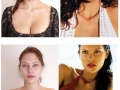 Models without make-up