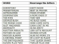 Rearrange the letters