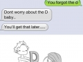 You'll get the D later..