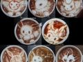 Eeveelutions latte art