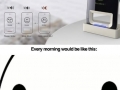Smile alarm clock