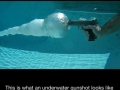 Gun shot underwater