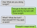 Tricia was my ex..