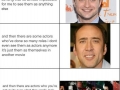 Actors and their roles