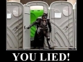 Don't lie to Vader!