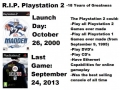 R.I.P. PlayStation 2