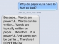Paper cuts