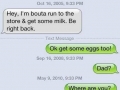 Dad Where's the Milk?