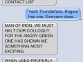 Avengers conversation