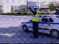 I met a cool cop today..