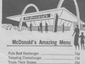 Original McDonalds menu