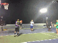 Cartwheel basketball shot