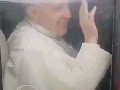 Pope eating his boogers