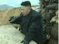 N.Korea looks across