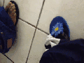 Footsie in the toilets