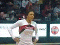Half-court flip shot