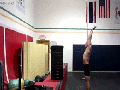 Standing high jump