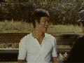 Bruce Lee getting punched