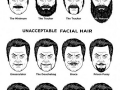 Acceptable facial hair