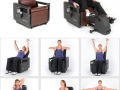 Personal gym recliner