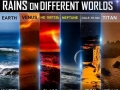 Rains on different worlds