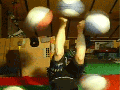 Foot juggling