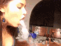 Passing smoke rings