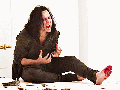 Stepping on lego