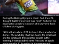 Bolt at Beijing Olympics