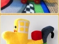 Kids' drawings as toys