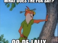 What does the fox say?