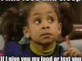 I like food and sleep