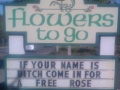 B*tch Gets A Free Rose