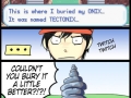 Buried his Onix upside down