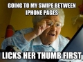 Grandma's got an iphone
