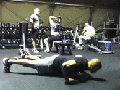 Triple clap pushup