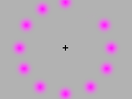 Stare at the black cross