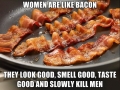 Women are like bacon