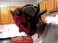 Darth Maul with his cat