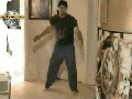 Playing kinect when..