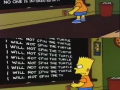 Chalkboard punishment