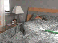 Waking her up