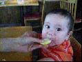 Baby reacts to lemon